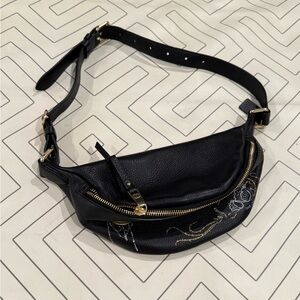 Coach x Chelsea Black Design Fanny Bag
